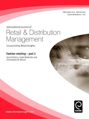 cover image of International Journal of Retail & Distribution Management, Volume 33, Issue 4